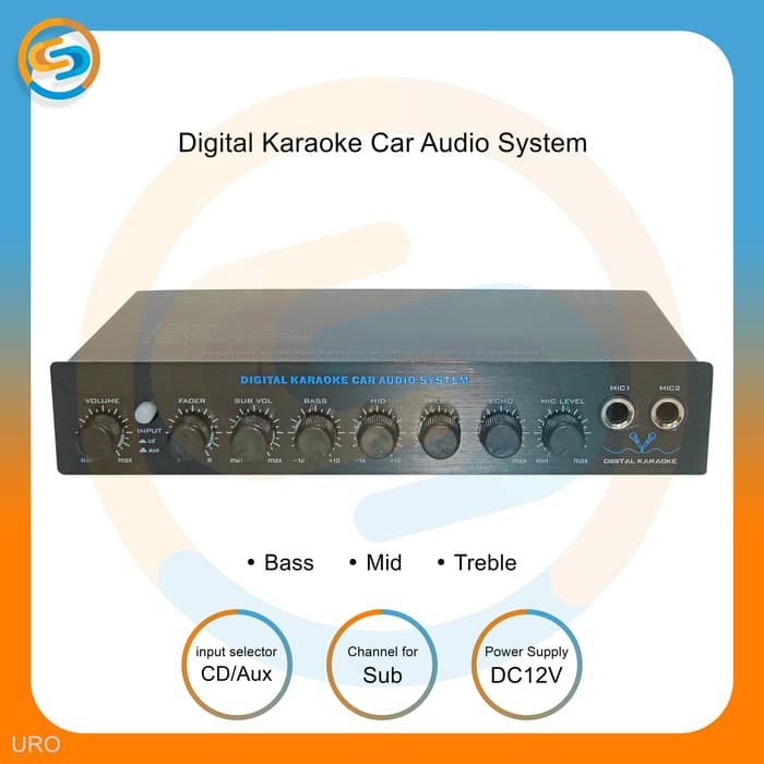 parametrik Pre amp - parametric digital karaoke car audio system uro