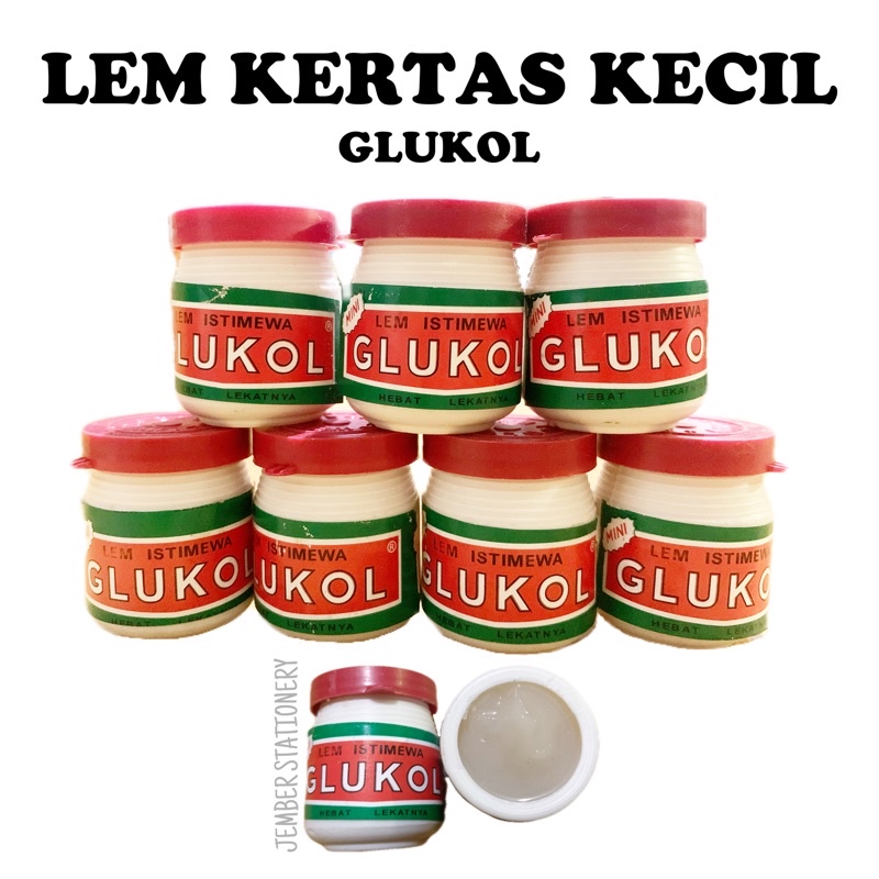 

(1biji) Lem Glukol Kecil | Lem Kertas Glukol