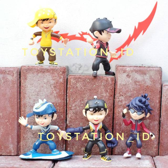  Mainan  action figure pajangan boboiboy  boboi boy  