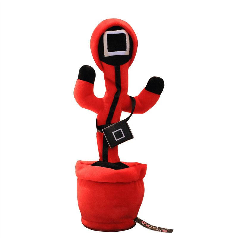 Mainan Boneka Dancing cactus Doll SQUID GAME Kaktus Goyang Menari