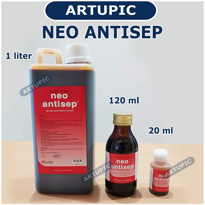 Neo Antisep 1 liter Desinfektan Disinfektan Pembasmi Virus Bakteri Kuman Antiseptik Medion Artupic