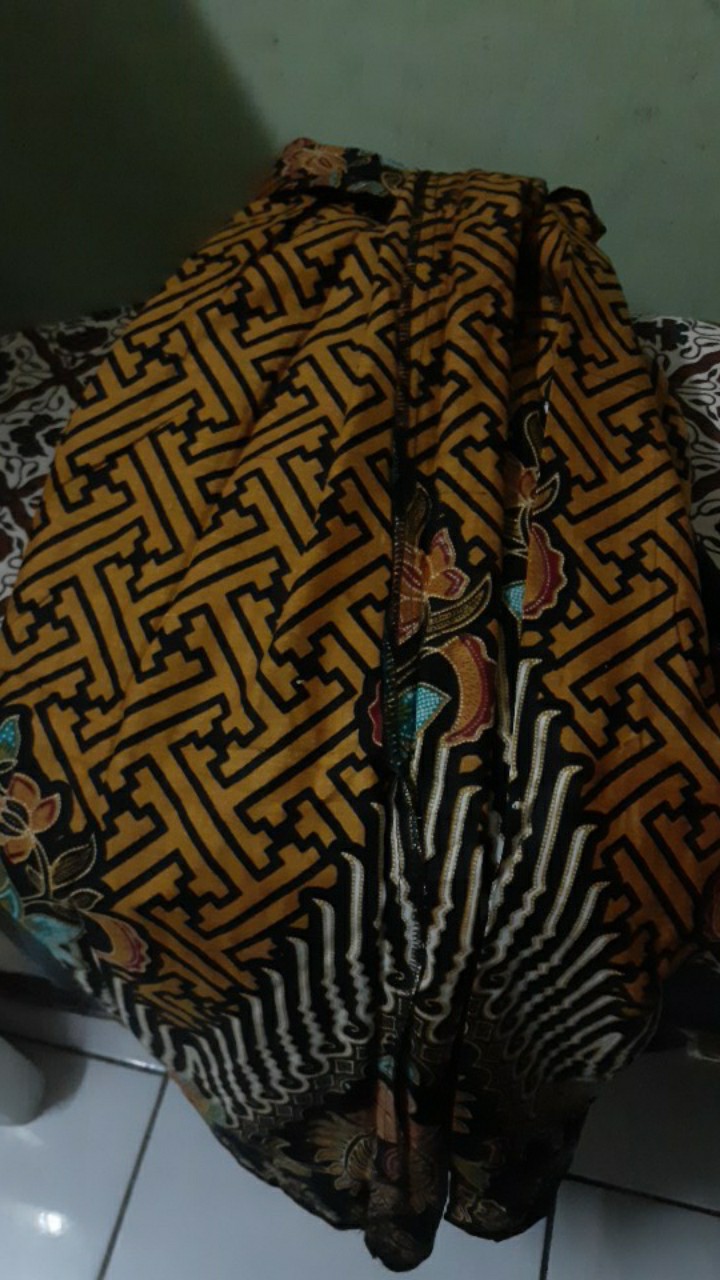 Batik Couple Keluarga Terbaru Sania Ruffle Ori Ndoro Jowi Dnt Pager Kuning