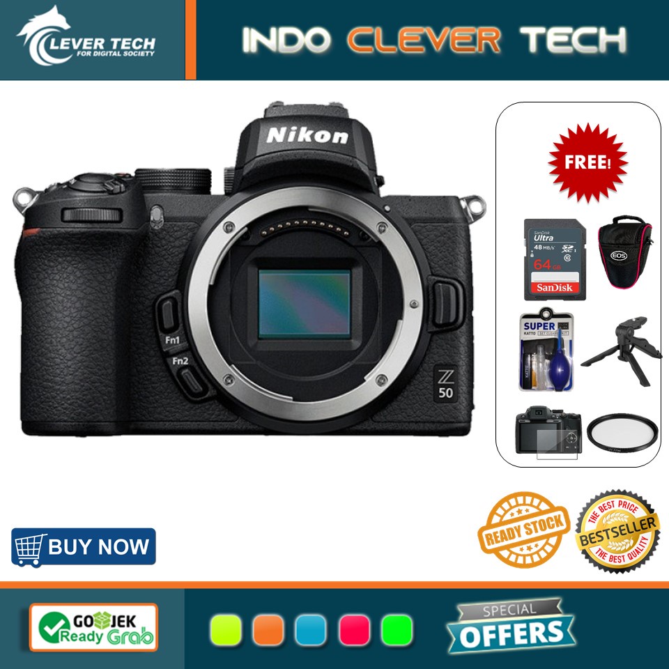 Nikon Z50 Body Only Mirrorless Digital Camera GARANSI RESMI