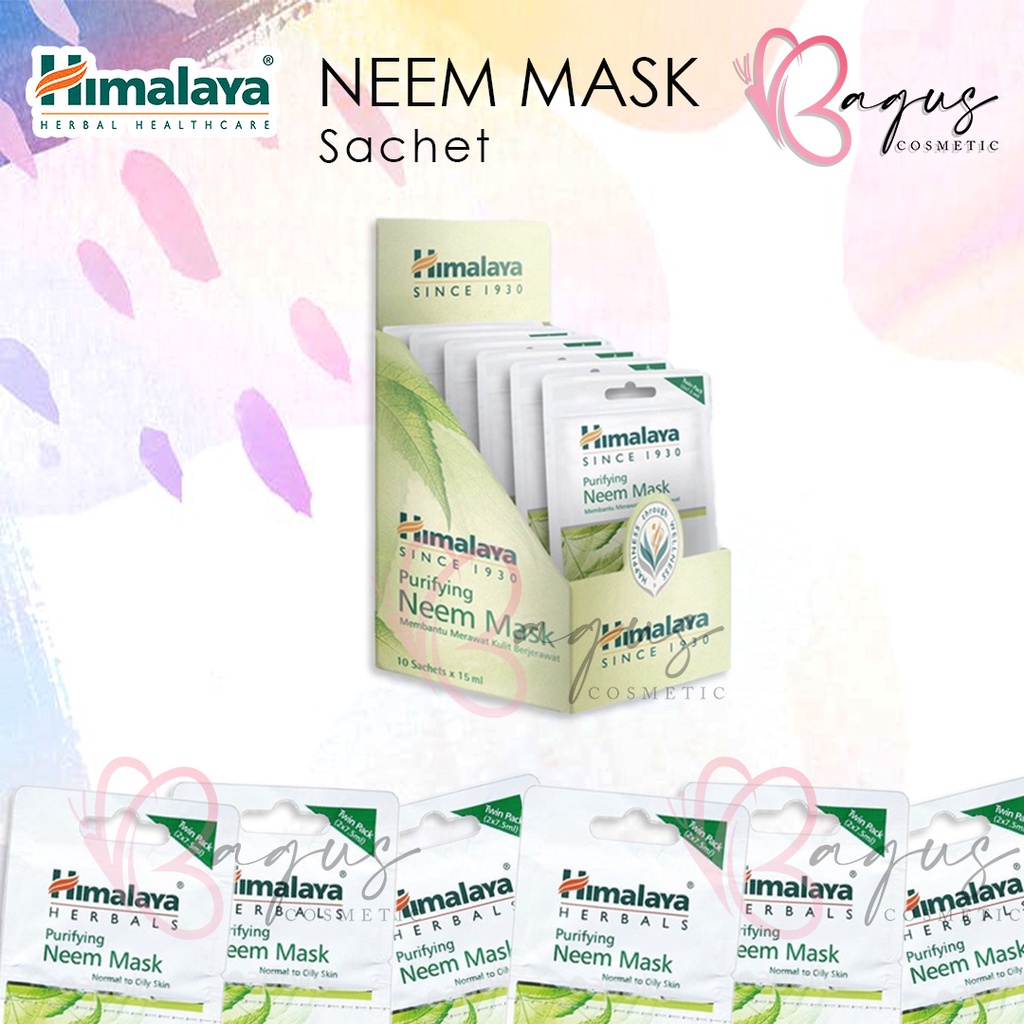 ⭐ BAGUS ⭐ HIMALAYA Neem Mask Sachet 2 X 8ml | Masker Wajah Kulit Berjerawat