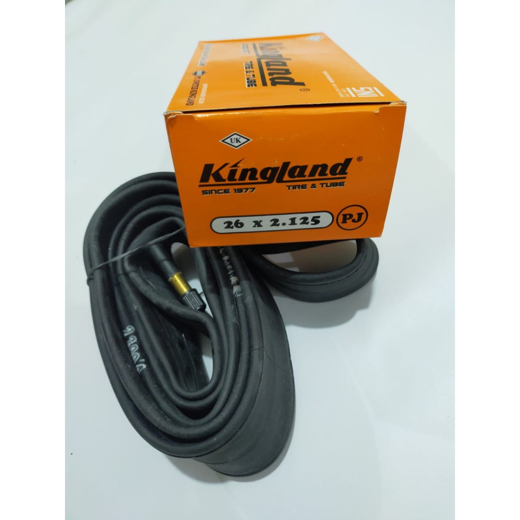 Kingland Ban dalam 26 x 2.125 pentil motor AV panjang 48 mm sepeda MTB federal