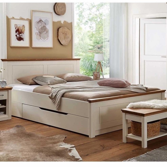 Tempat Tidur Laci Minimalis duco/Dipan Laci duco -120x200 - 120x200