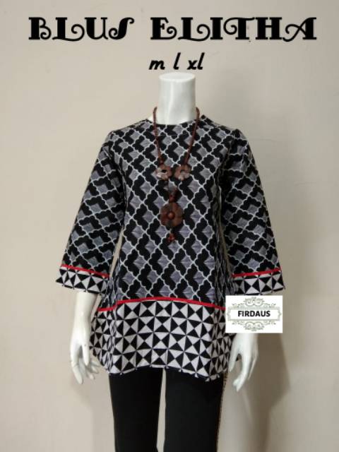 Blus mitha batik modern