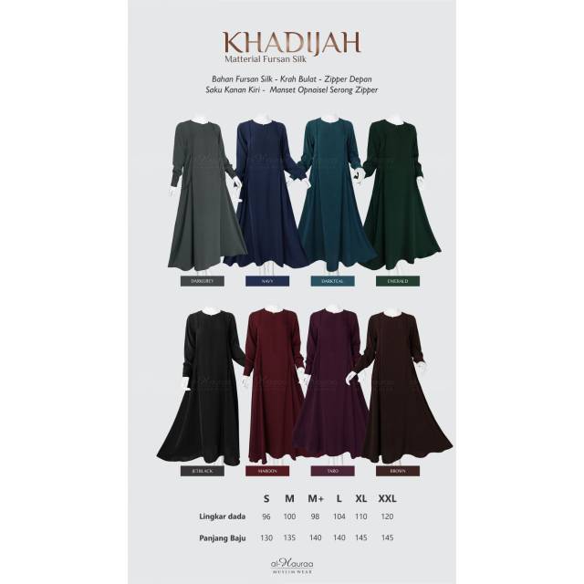 Gamis Khadijah - Al Hauraa