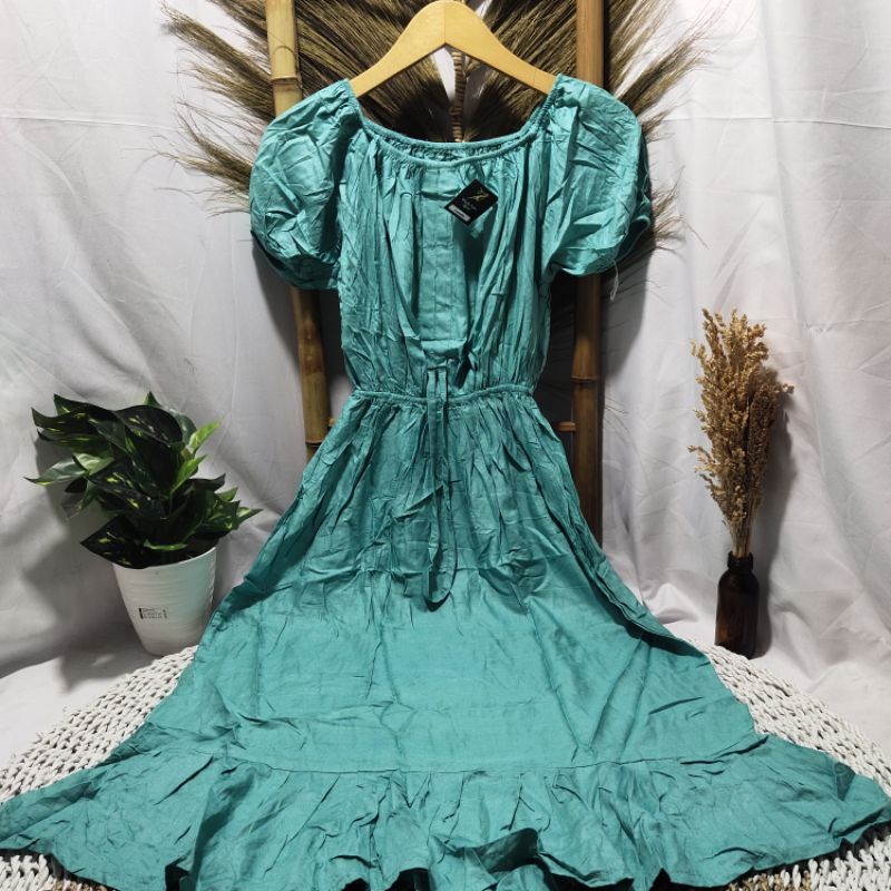 DASTER ELSA VIRAL | DRES CASANDRA BALI | DASTER KEKINIAN | DASTER RUFFLE BUSUI [Best Seller ]-Tosca