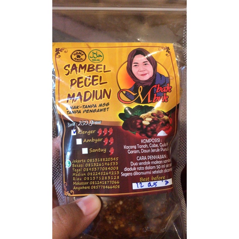 

bumbu pecel asli madiun “mbakmbuk”