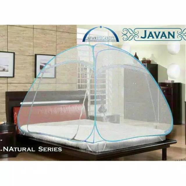 MyGabag - Size Queen 160×200×140 Javan Bed Canopy Kelambu Modern