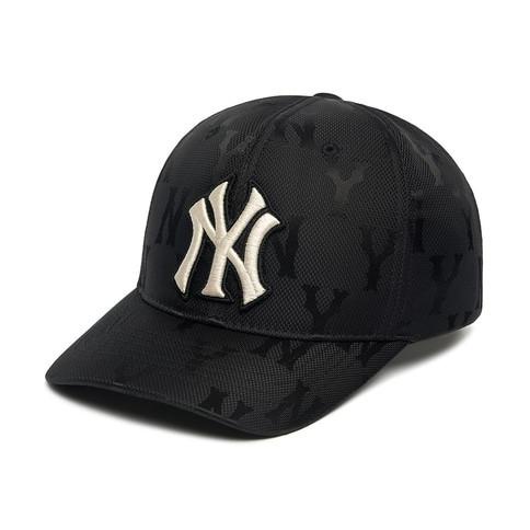 Diskon Mlb Yankees Ny Monogram Nylon Jacquard Ball Cap Bw 100% Authentic