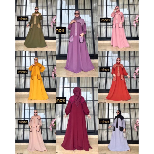 GAMIS NINOS ORIGINAL NINOS DESIGN TERBARU ORIGINAL