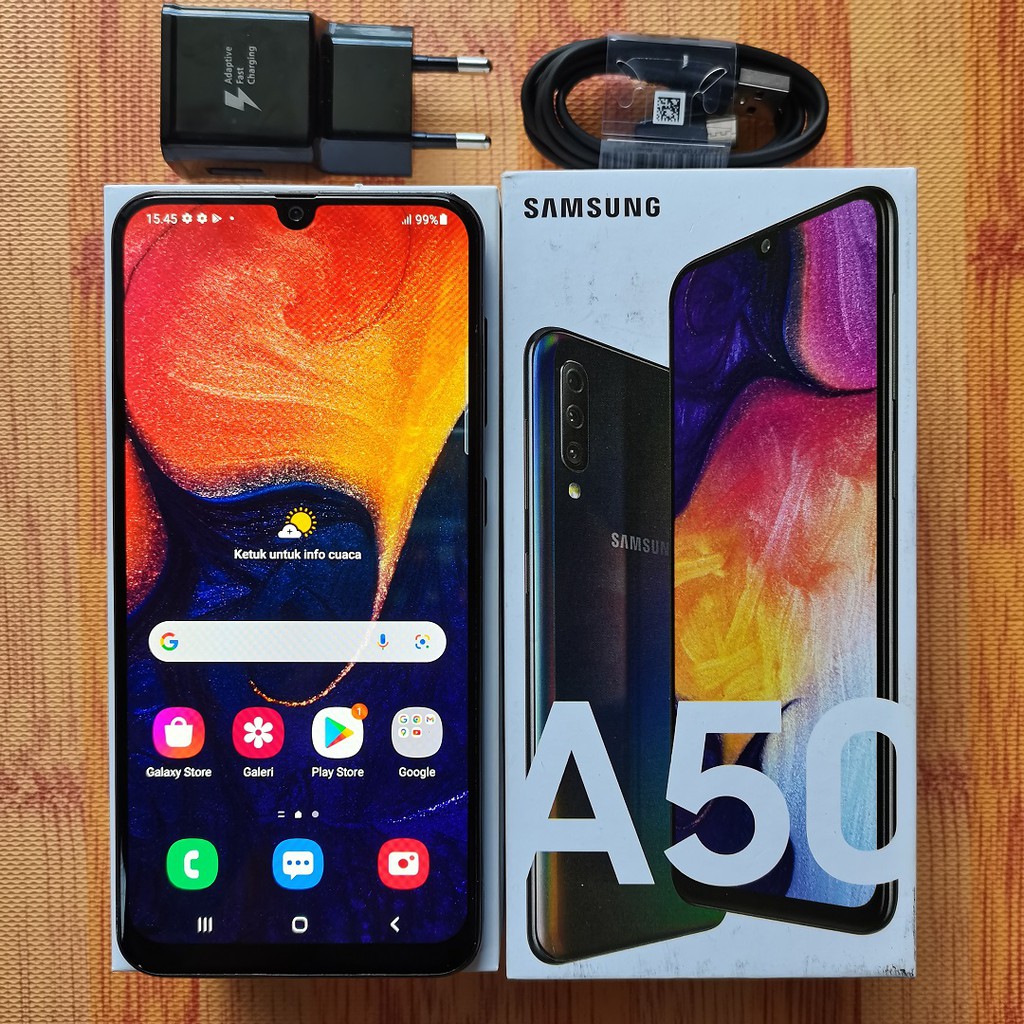 Samsung a50 6/128gb fullset second