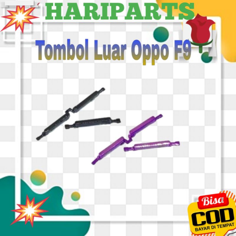 TOMBOL LUAR OPPO F9 ON OFF VOLUME