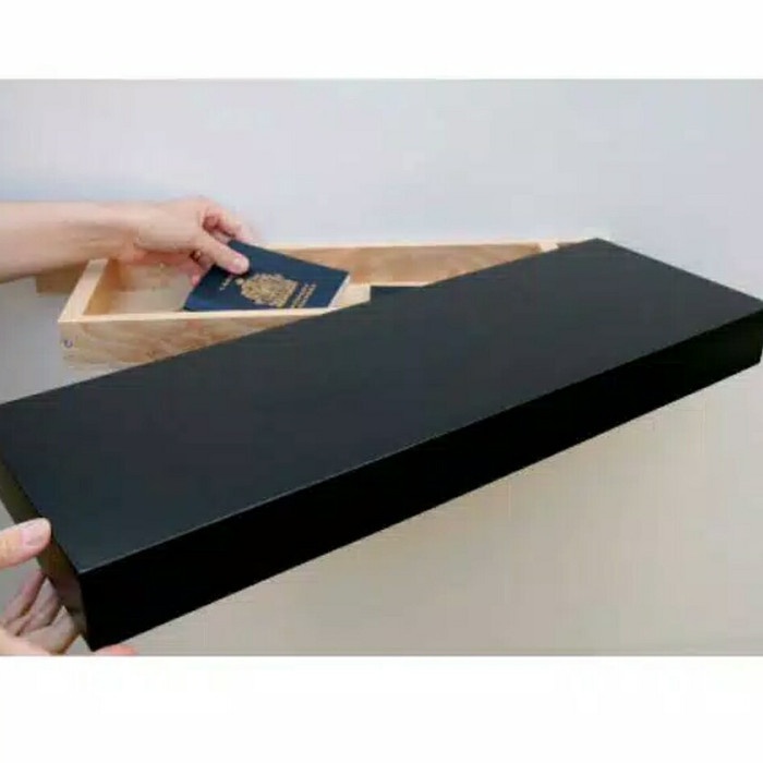 

1 pcs Rak Ambalan Melayang Dengan Ruang Rahasia L18