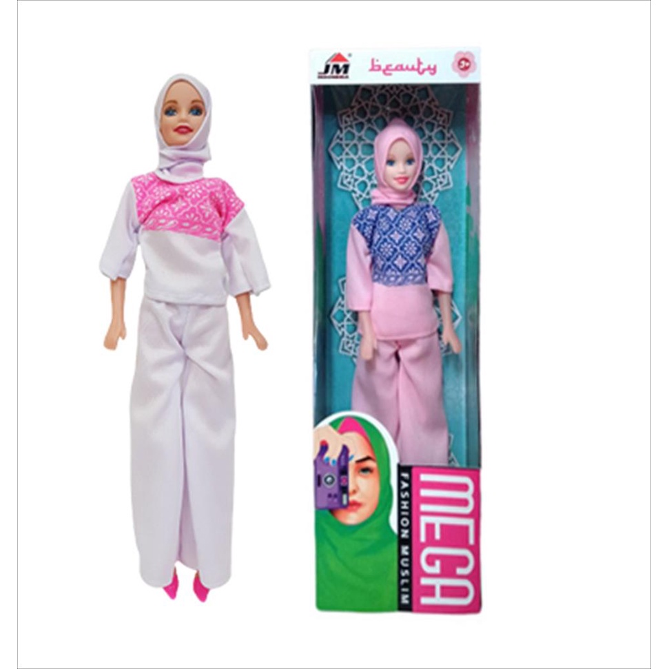 Mainan Anak Boneka Muslim Mainan Boneka Muslim Mega Fashion JM