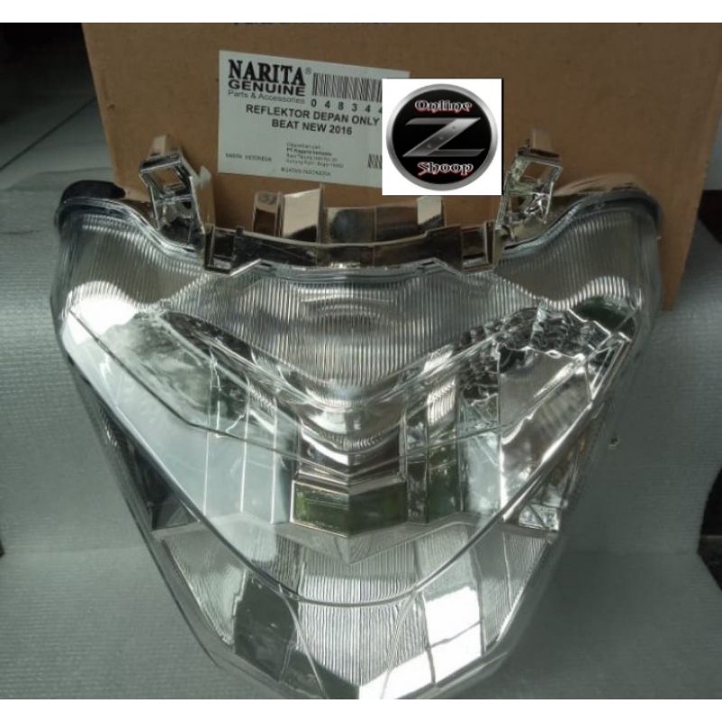 reflektor lampu depan beat all new fi beat street 2016 2018