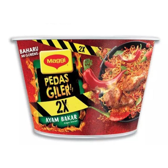 Maggie pop Mie pedas Giler 2x