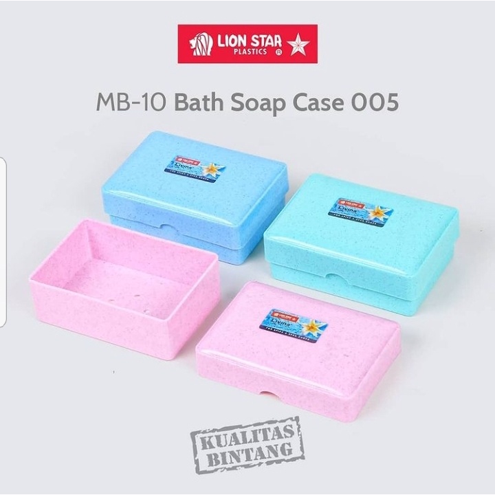 Kotak sabun batang tempat sabun batang Lion Star MB-10