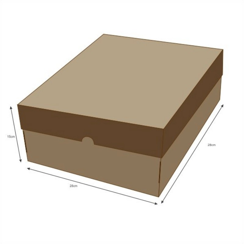 

Karton Box 28x28x15 Kotak Kardus Packaging Kue Tart