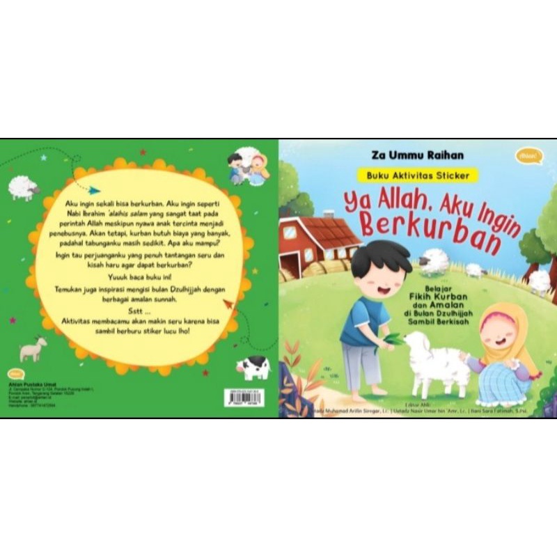 Buku Aktivitas Anak / Wonderful Idul Adha Pack / Ahlan / Za Ummu Raihan