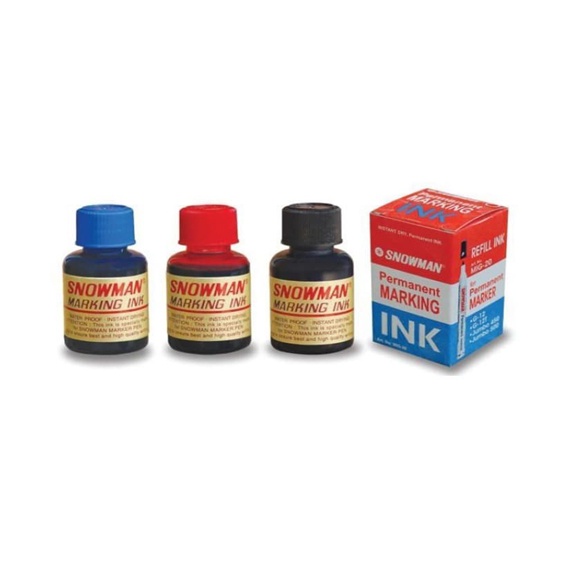 

REFILL TINTA SPIDOL SNOWMAN PERMANEN MIG-20