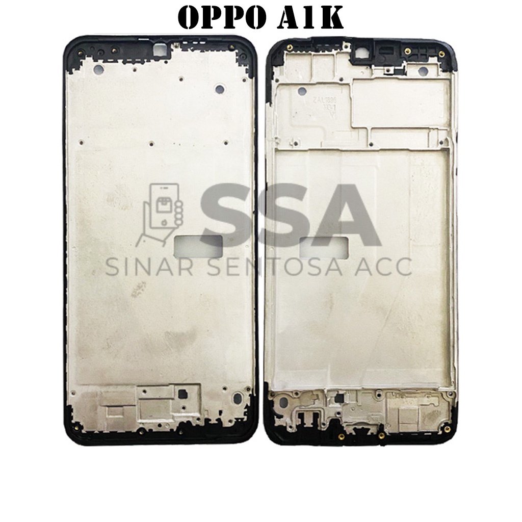 Tulang Tengah Middle Frame LCD Oppo A1K Original 100% Tulang Casing Bezel Bezzel Bazel Handphone HP Ori Original Awet A1k A1 k