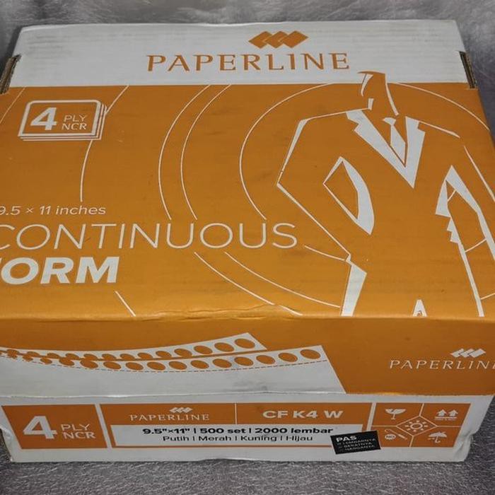 

Part Murah Kertas NCR K4 Ply CF Paperline 9 1 2 X 11 Continuous form 4 Rangkap