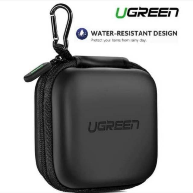 Ugreen 40816 Case Earphone Aksesoris Case Eva Kabel - Case Ugreen Organizer for Earphones Kabel Charger