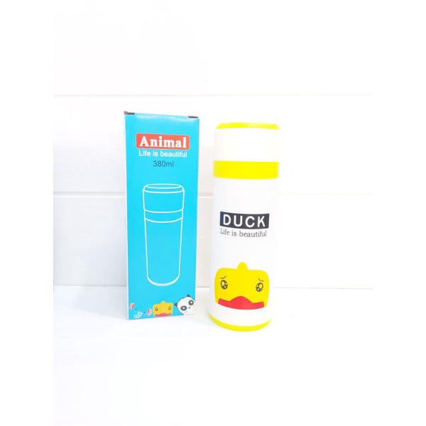 BOTOL KACA 380ML ANIMAL PUTIH / ANIMAL KACA / BOTOL KACA