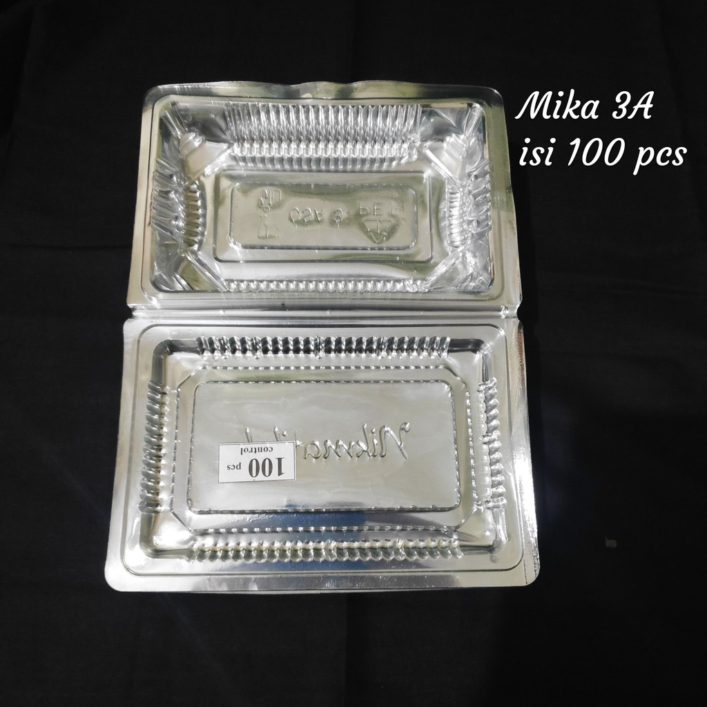 Mika Plastik 3A (isi 100 pcs) / 4A (isi 100pcs) / 5A (isi 200pcs) / 6A (isi 300pcs), Mika Kue Plastik, Tempat Kue Plastik