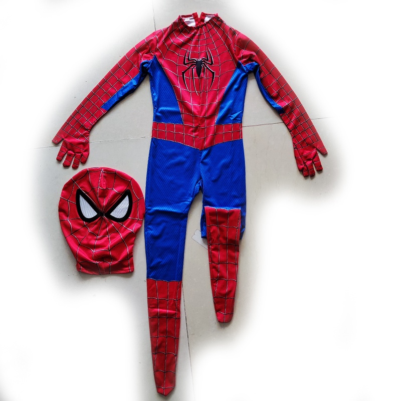 Halloween Masquerade Kostum Amazing Spiderman Anak costplay Avenger Superhero Costume impor