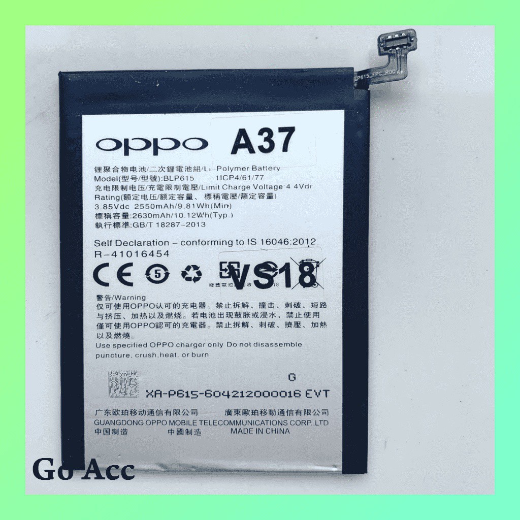 Baterai Battery OPPO A37/Neo 9, BLP615, BLP 615