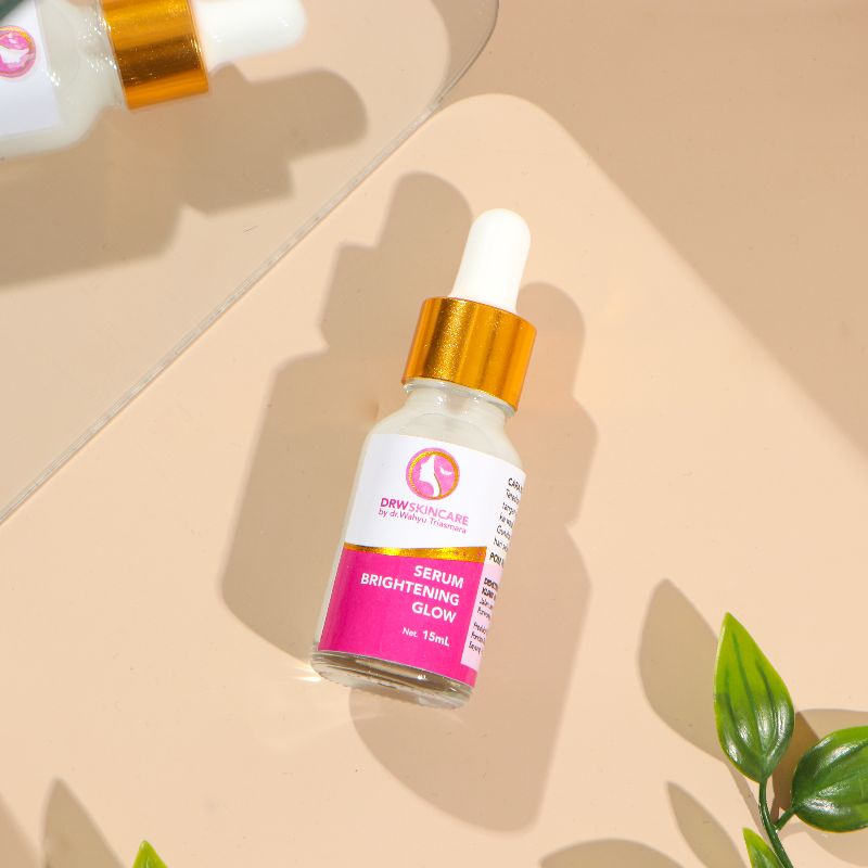DRW SKINCARE SERUM BRIGHTENING GLOW | AHA BHA  | SERUM FOR ACNE SKIN | SERUM VIT C AND E