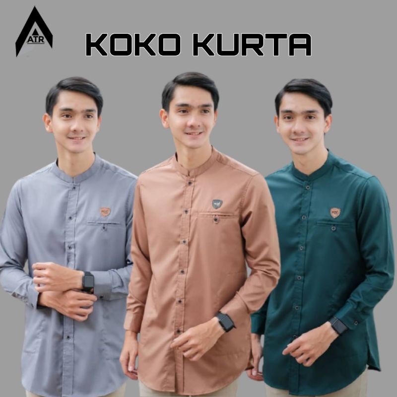 KOKO KURTA PAKISTAN LENGAN PANJANG TERBARU SIZE M L XL XXL