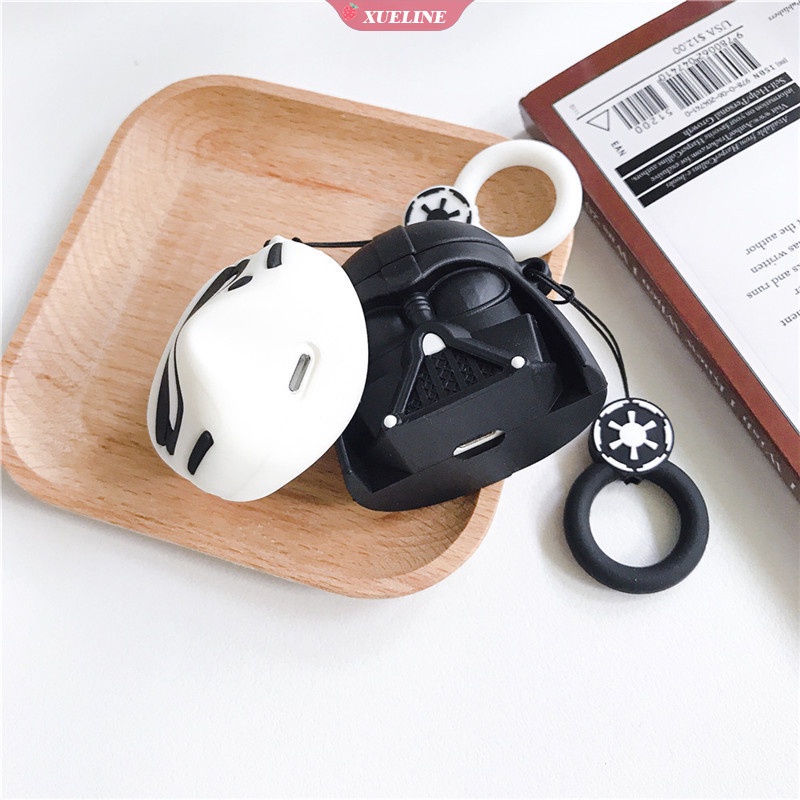 Casing Soft Case Silikon Motif Kartun Star Wars Untuk AirPods 1 / 2 pro