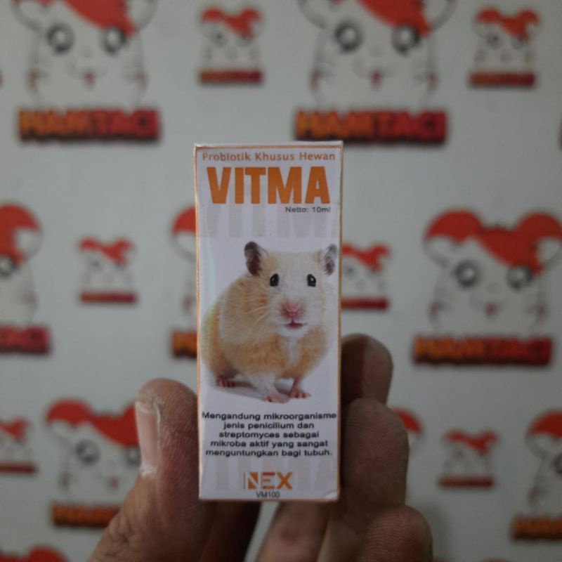 VITMA VITAMIN CAIR HAMSTER 10ML PROBIOTIK MARMUT KELINCI RABBIT BUNNY GUINEA PIG