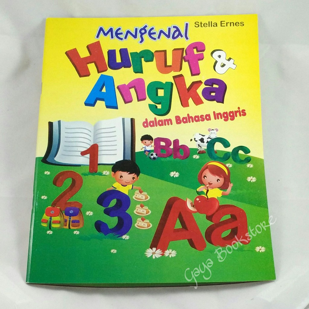 Buku Anak Mengenal Huruf ANgka Dalam Bhs Inggris Shopee Indonesia