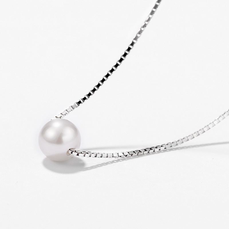 [Ready Stock]Fashion Short Pearl Necklace Fresh Simple Pearl Pendant