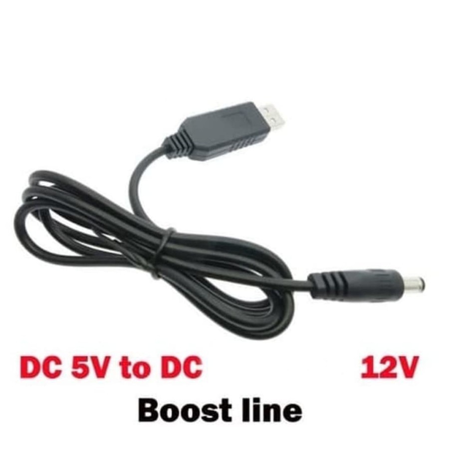 kabel usb dc step up 5v to 12v / usb adapter 5 volt to 12 volt dc