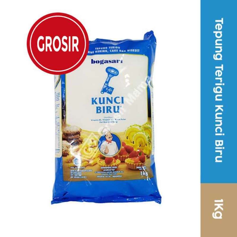 

Tepung Terigu Kunci Biru [1 Kg]