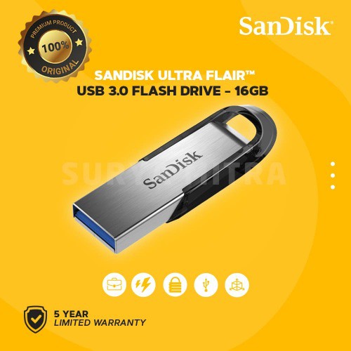 Flashdisk Sandisk Ultra Flair 16GB CZ73 3.0