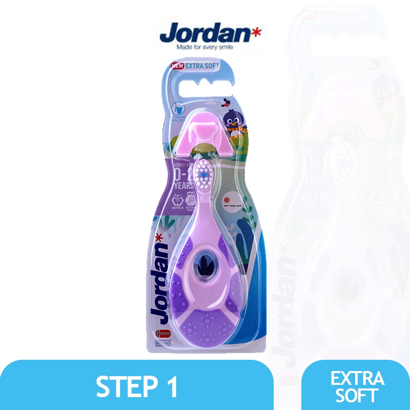 Jordan Sikat Gigi Anak / Jordan Toothbrush / Step 1 / Step 2 / Step 3 / Dewasa