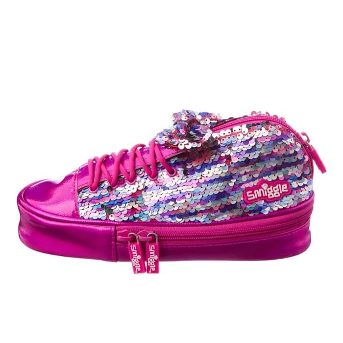 

Smiggle Sneaker Seeker Shoe Pencil Case Pink -Tempat Pensil