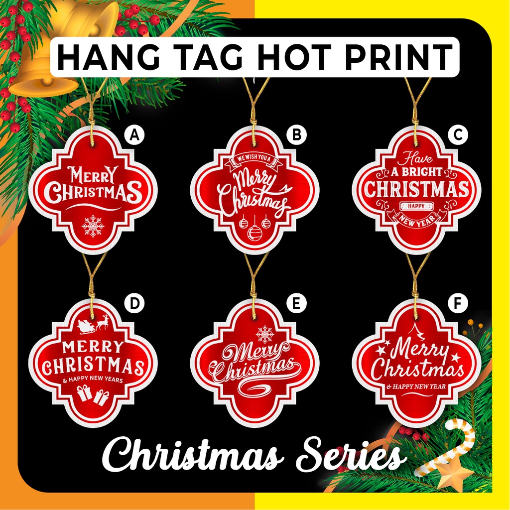 

Hangtag - Hang Tag - Aksesoris NATAL - Christmas isi 100 pcs - HTN 2 (100 pcs)
