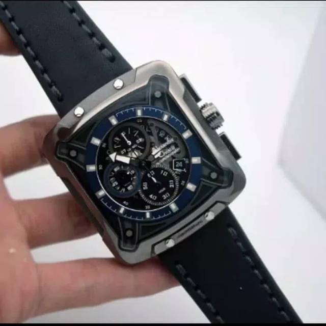 JAM TANGAN PRIA ALEXANDRE CHRISTIE AC 3030 BLACK BLUE ORIGINAL GARANSI RESMI 1 TAHUN