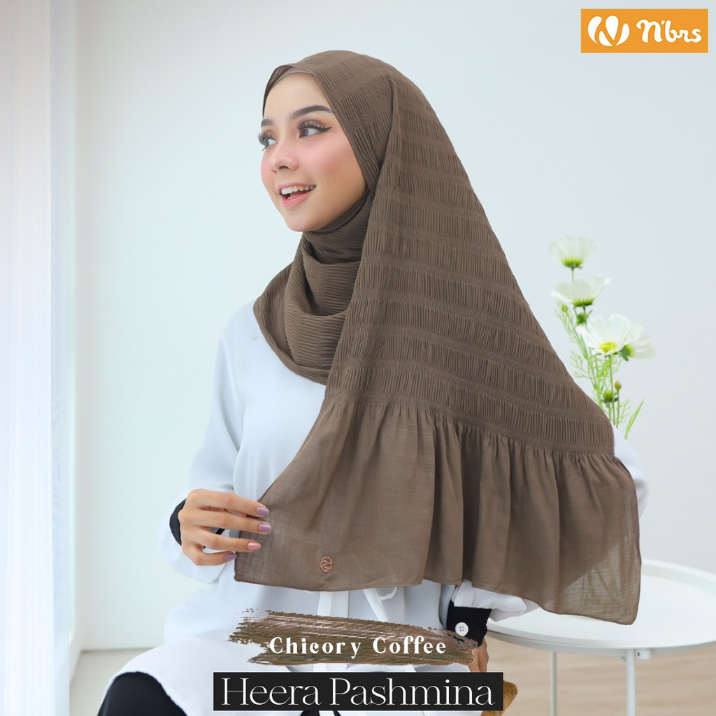 NIBRAS HIJAB HEERA PASHMINA BAHAN BABY DOLL JILBAB MUSLIMAH TRENDY