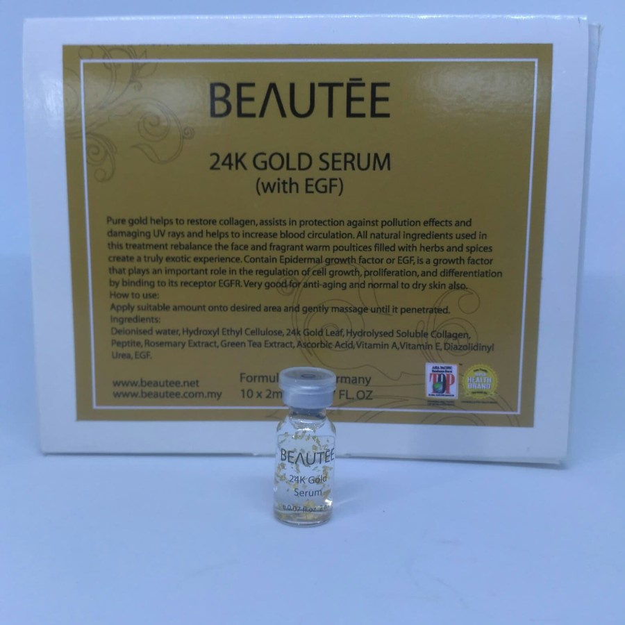 BEAUTEE 24K GOLD 10 BTL SERUM WAJAH