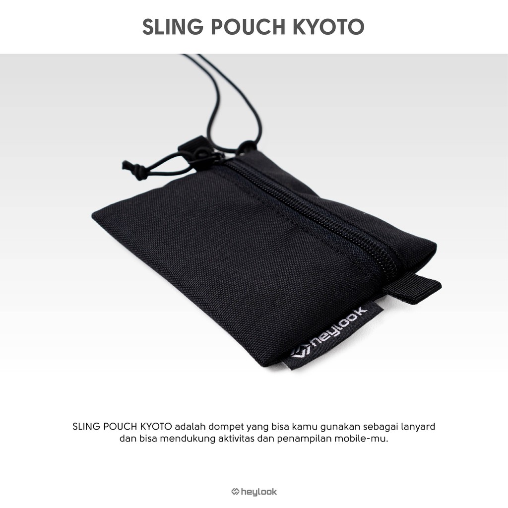 HEYLOOK Project - Sling Pouch KYOTO Pouch Mini Wallet Dompet Kartu Neckbag Dompet Coin Sling Bag Pouch Mini